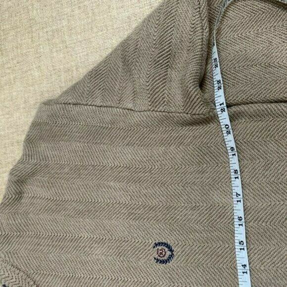 Chaps Ralph Lauren tan knit sz l Polo crew neck sweater long sleeve - Picture 8 of 11